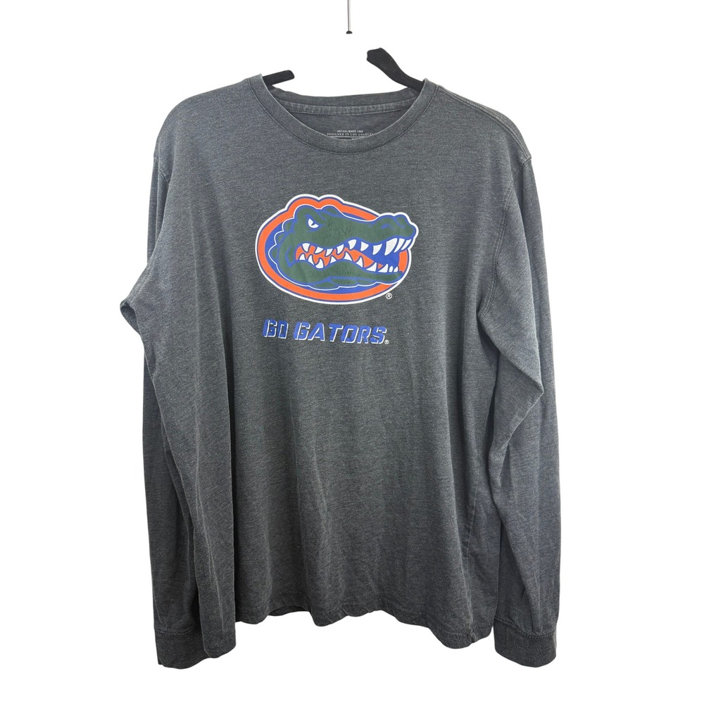 Florida Gators‎ Long Sleeve T-Shirt XL Gray College NCAA Football
